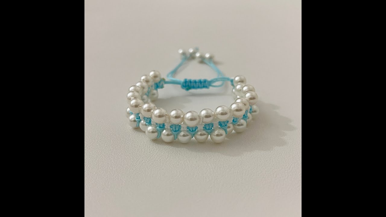 Elegant DIY Pearl Bracelet Easy Tutorial for Beginners Perfect Handmade ...