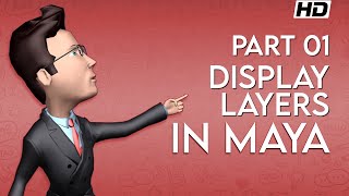 Display Layers Type - Maya Basics | Part 01 | Tutorial 08