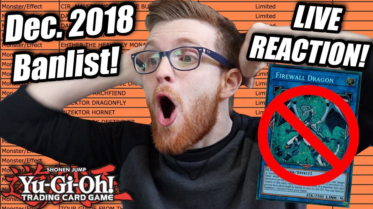 Yu-Gi-Oh! Official September 2018 TCG Banlist! LIVE REACTION!