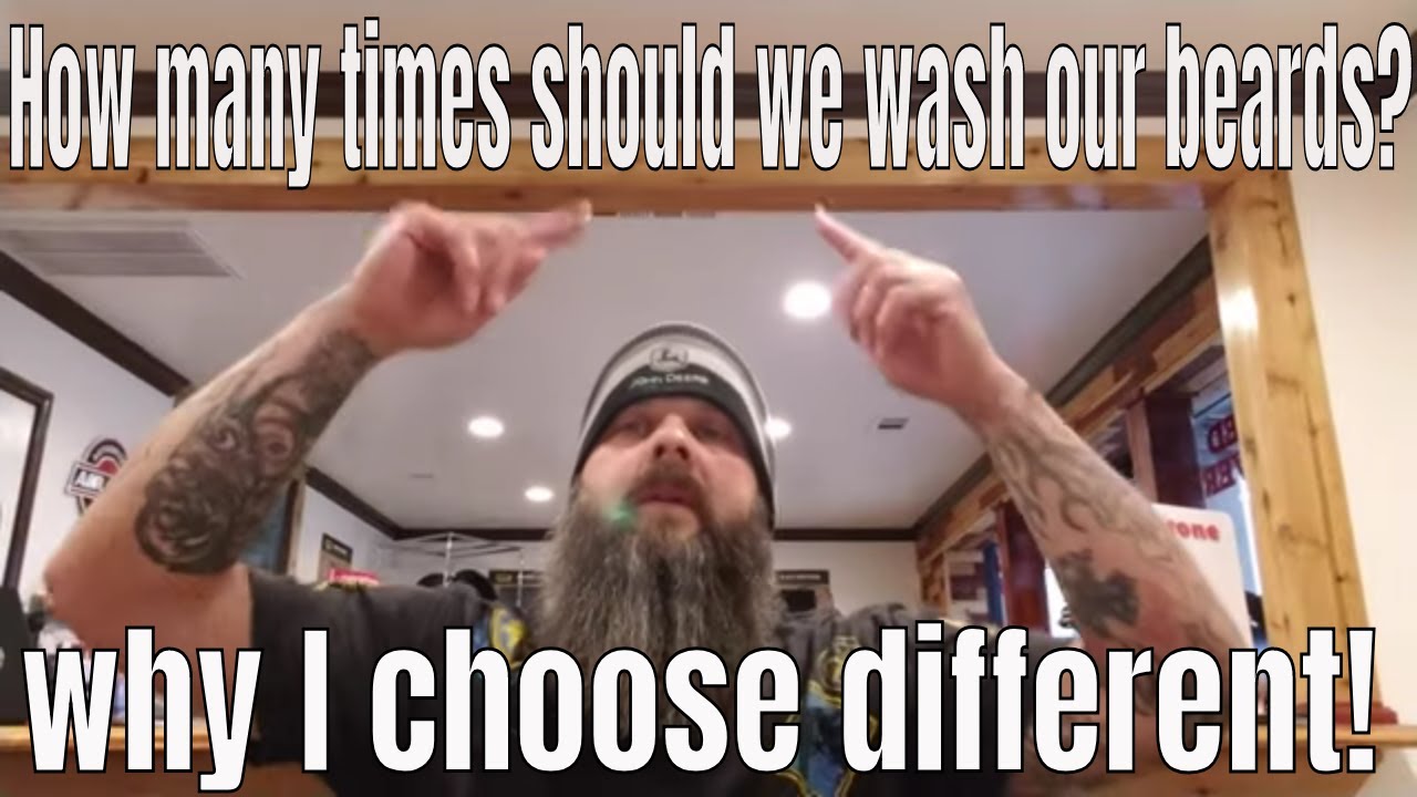 Why I don't wash/cowash my beard everyday | how many times should you?