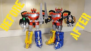 EXTREMELY CUSTOMIZED Hasbro Megazord. How &amp; why I personalized it.