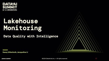 Lakehouse Monitoring GA: Profiling, Diagnosing, and Enforcing Data Quality with Intelligence