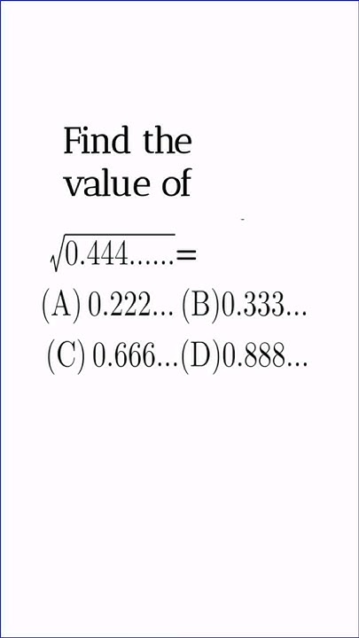 Square Root Decimals TNPSC TSPSC PSC UPSC SSC MATHS KPSC can-you-square-root-a-square-root-shorts-youtube