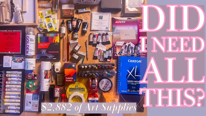 I Bought $2,882 Worth of Art Supplies: Here's What I Learned (So You Don't Waste Money)