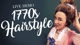 How To Do A 1770s Hedgehog Hairstyle With Hair Pieces