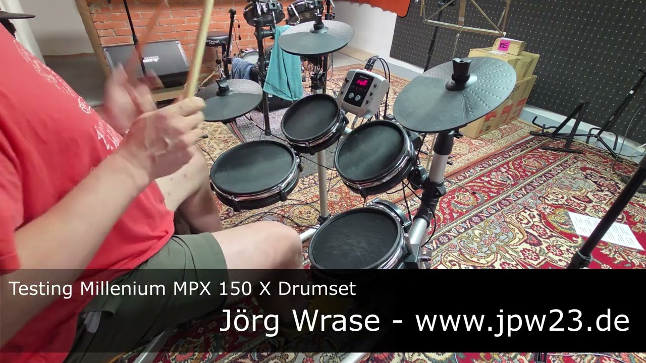 Short Check Millenium MPS 150X E Drumset