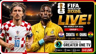 LIVE 🔴: Croatia vs Ghana – FIFA World Cup 2026 Group Stage! 🏆⚽ | Vatreni vs Black Stars screenshot 5