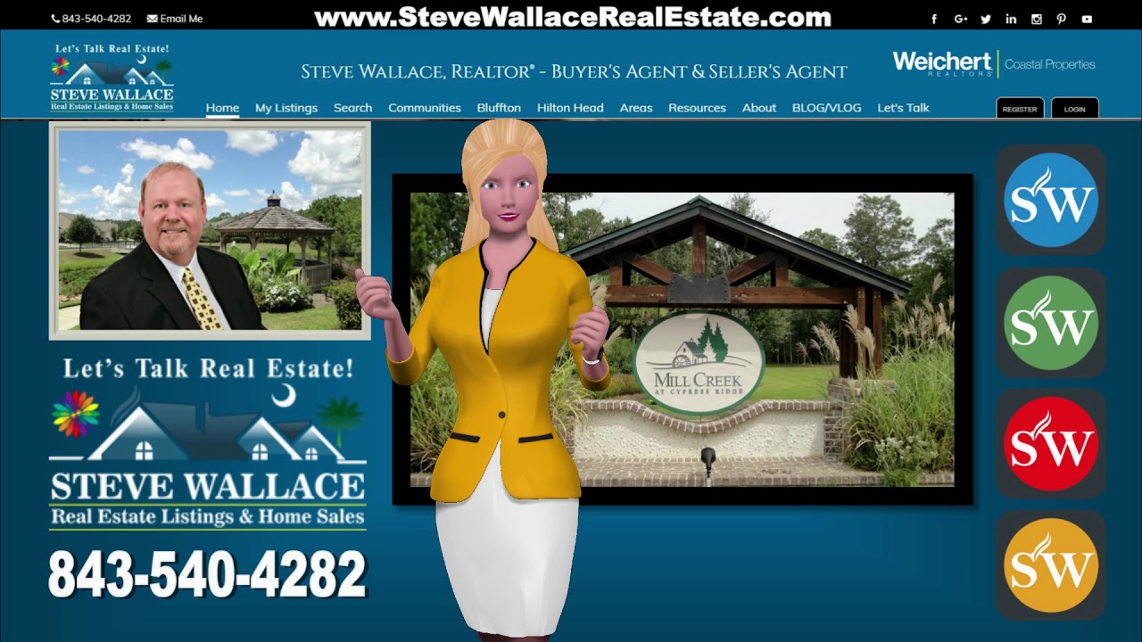 Mill Creek Bluffton SC Homes for Sale Steve Wallace YouTube
