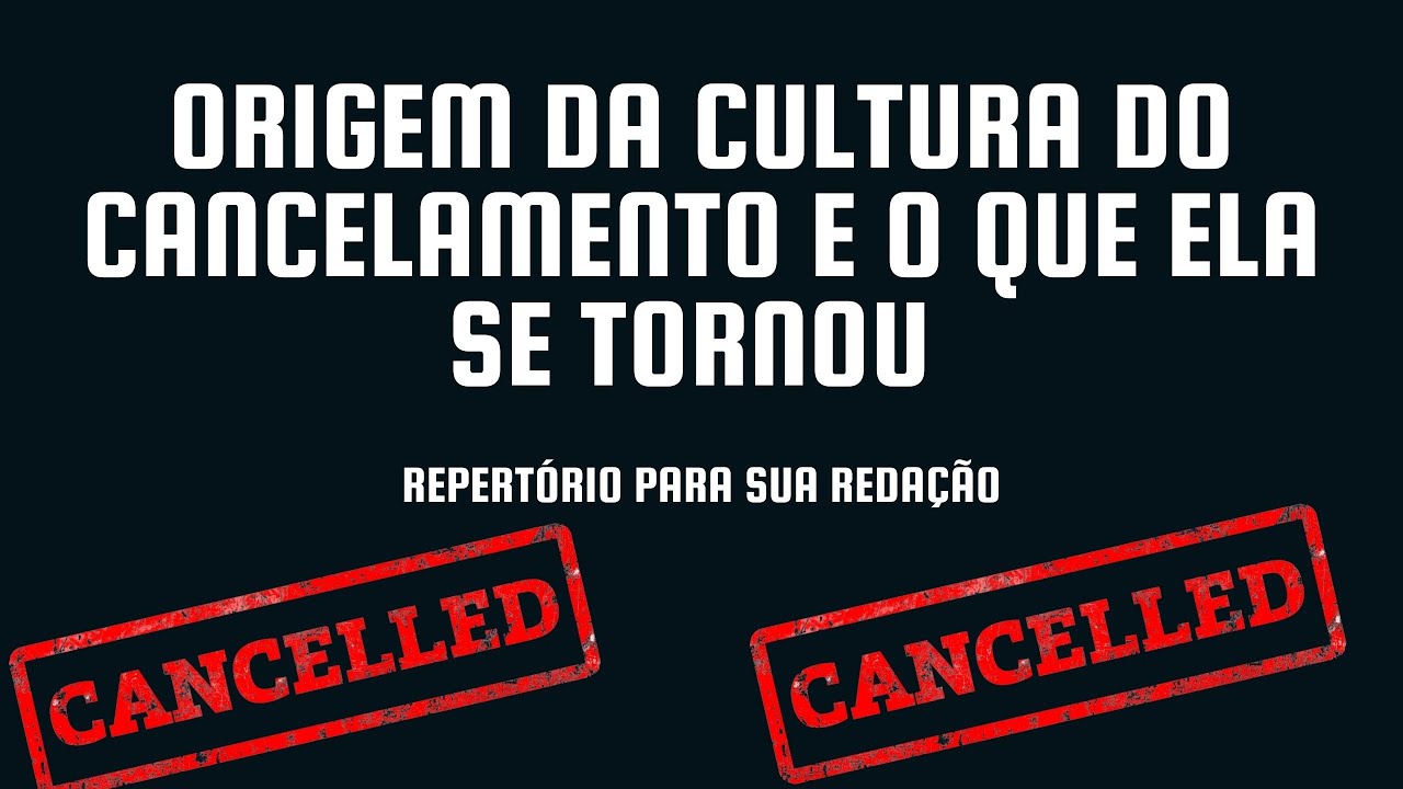 Origem da cultura do cancelamento e o que ela se tornou - Repertório ...