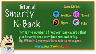 Smarty N-Back video tutorial screenshot 1