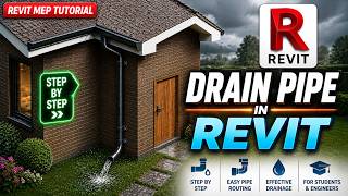 Create a Drain Pipe in Revit MEP | Step-by-Step Tutorial for Beginners