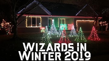 Christmas Lights To Music(Wizards In Winter)-Arduino Christmas Light Show 2019