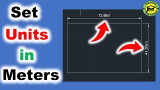 How to set units in meters in AutoCAD drawings