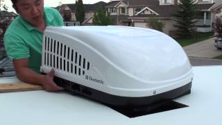 Install a RV Roof Top A/C Unit on a Forest River Pop Up Camper Tent Trailer