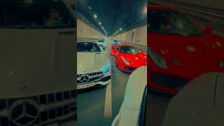 hey guy's this is a ferrari and a Mercedes amg #automobile