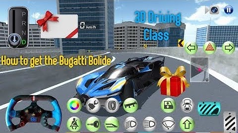 3D Driving Class | How to get the Bugatti Bolide - New Car! | 4K 60FPS