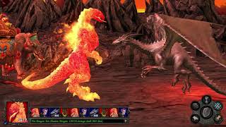 Heroes V, HoF & ToE | 8400 Fire Dragons Vs. 9999 Shadow Dragons screenshot 4