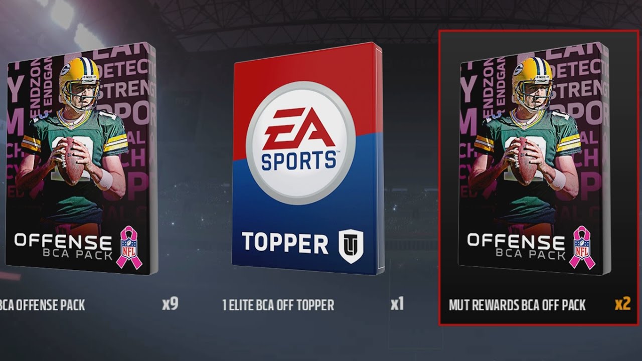11 BCA Bundle Opening | Support Breast Cancer Awareness | Madden 17 Ultimate Team Pack Opening