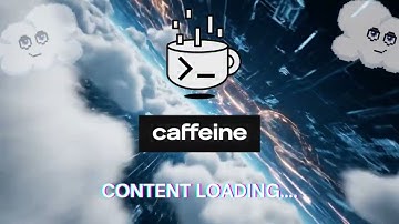 Caffeine.AI DEMO Content coming SOON! Vibe Code and Deploy to the ICP blockchain!!!