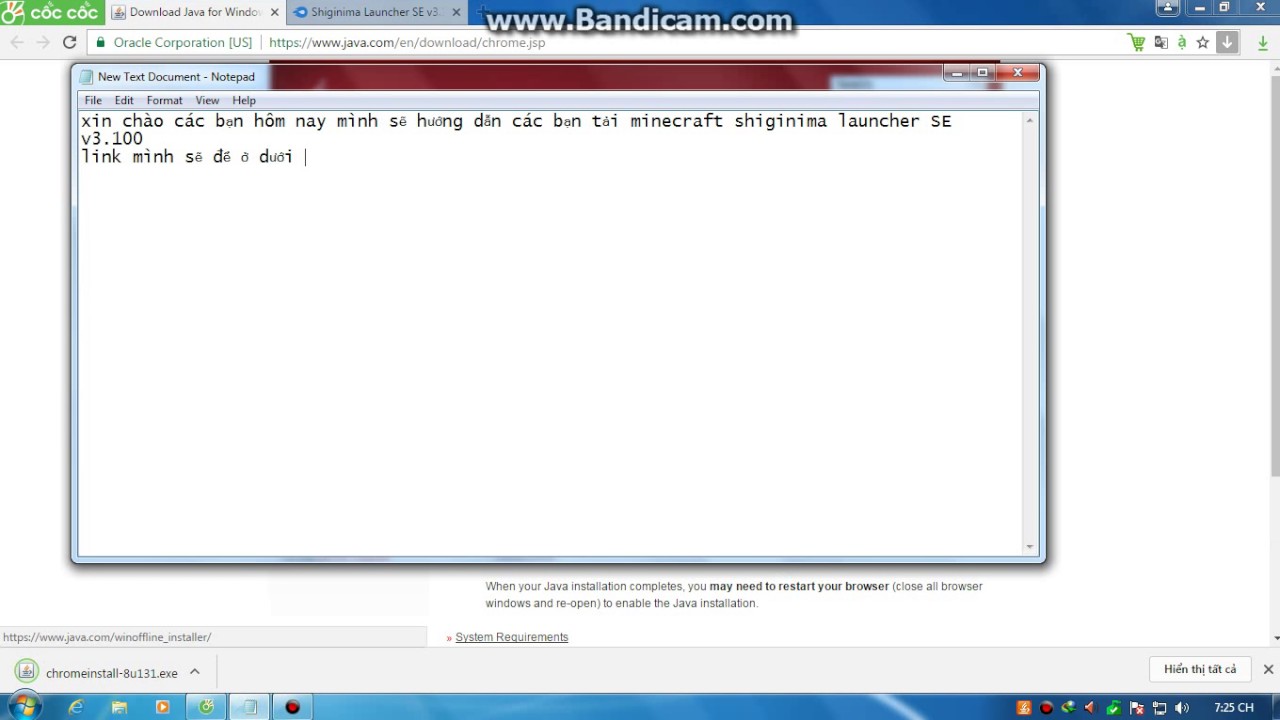 hướng dẫn tải minecraft shinigima launcher  SE v3.100
