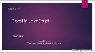 Celebrity Tutorial 17 - JavaScript Constant Net Worth
