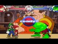 Mr Funny Super Luigi Vs Hulk Waluigi MUGEN Battle