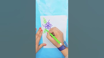 Easy & Beautiful Border Design ⭐ #youtubeshorts #shortvideo #shorts