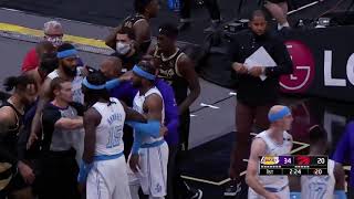 OG Anunoby and Montrezl Harrell gets ejected during Lakers vs. Raptors game