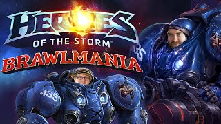 Heroes Of The Storm BRAWLMANIA! Marines VS Wizards (Gamescom 2016)
