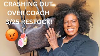 CRASHING OUT OVER COACH OUTLET 3/25/26 RESTOCK!| Scammed on Poshmark😲😲😲
