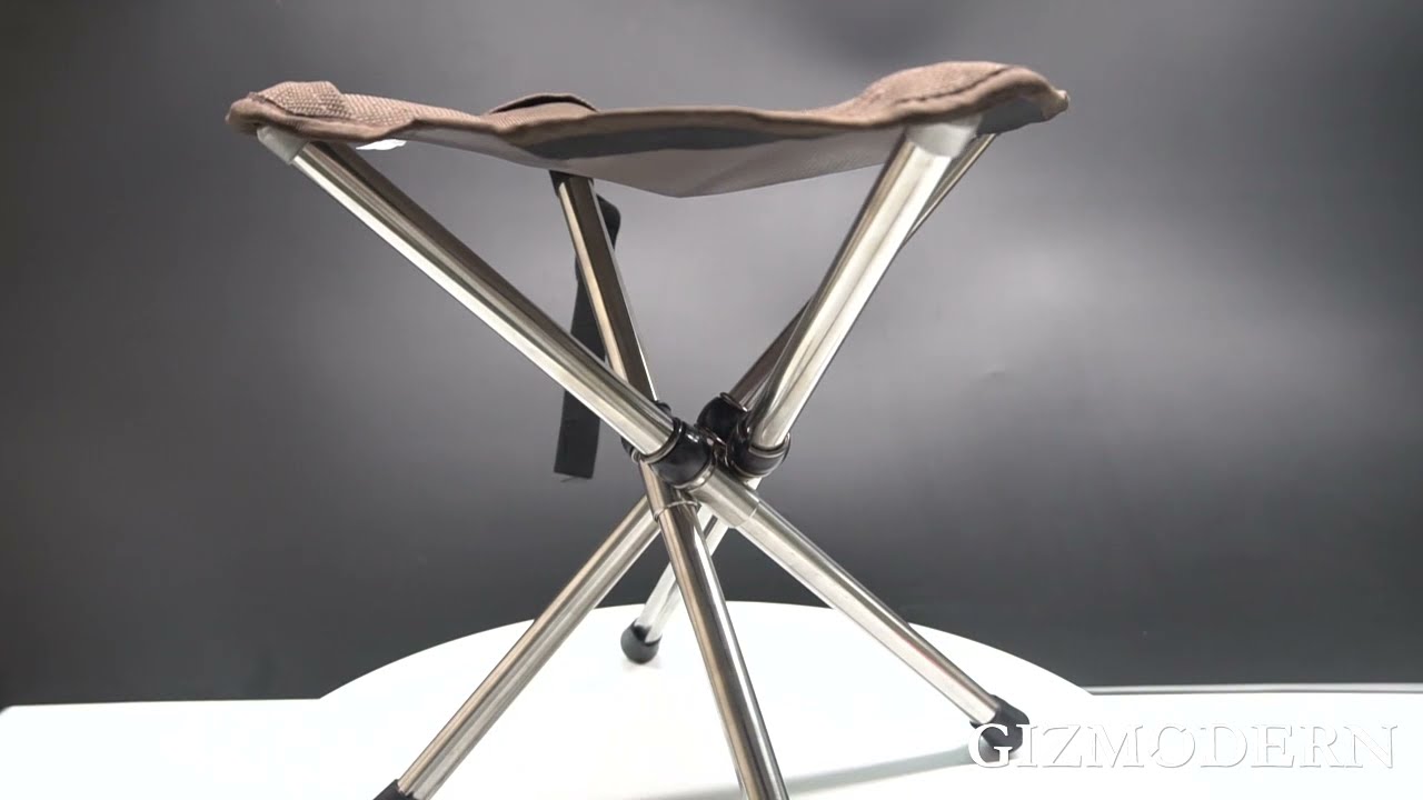 Foldable Lightweight Camping Stool, with Durable Stainless Steel, for Camping, Travel, Fishing, BBQ