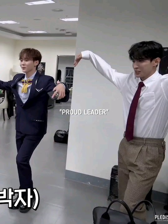 HOSHI satisfied reaction to vocal unit members performance🤧 #seventeen#BSS#dk#seungkwan#dokyeom