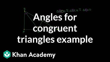 Figuring out all the angles for congruent triangles example | Congruence | Geometry | Khan Academy