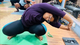 45 Minute Buttocks & Hip Opening Yoga Flow | Yoga Asanas For Lower Body Fat Lose | Sri BodyGranite