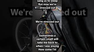 Twenty One Pilots - Stressed Out Lyrics Scrolling