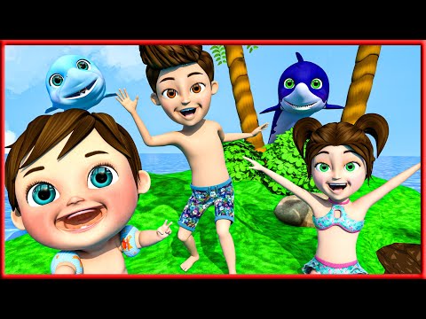 ベビーシャークの笑顔  - 赤ちゃんサメのリズム - 童謡とキッズソング - 子供向け - バナナ手話漫画