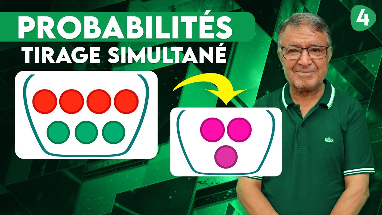 Probabilités - Tirage simultané Ex 2 - Bac / Terminale