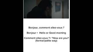 What Does bonjour Comment Allezvous Mean 