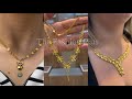 22k gold necklace design with weightprice thefashionplus
