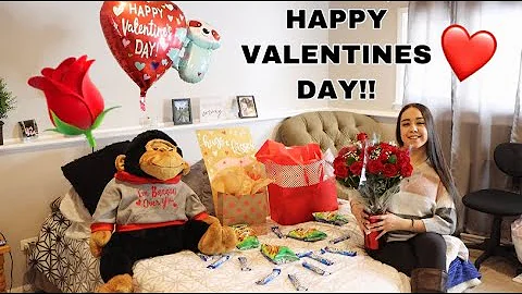 SURPRISING GIRLFRIEND FOR VALENTINES DAY!!(EMOTION...