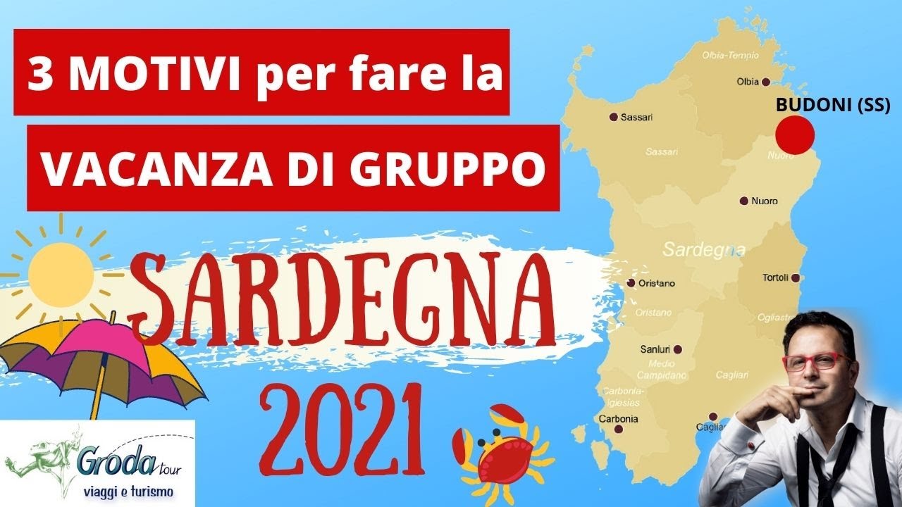 3 motivi vacanza di gruppo Sardegna 2021