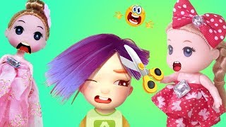 Trò Chơi TIỆM CẮT TÓC BÚP BÊ BABY CỦA BÉ NA Đồ chơi trẻ em hay nhất