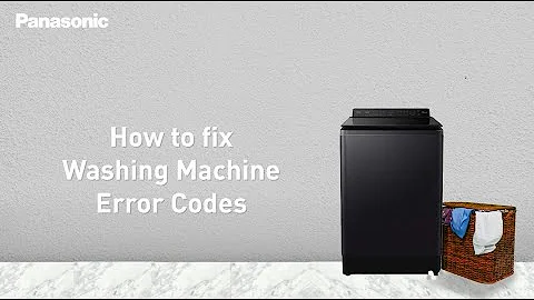 How to Fix Washing Machine Error Codes