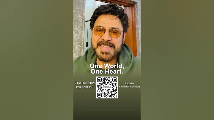 Venkatesh invites you to meditate with Daaji | World Meditation Day