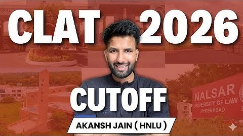 CLAT 2026 Cutoff 🚀🚀 - Most Accurate Cutoff #clat2026 