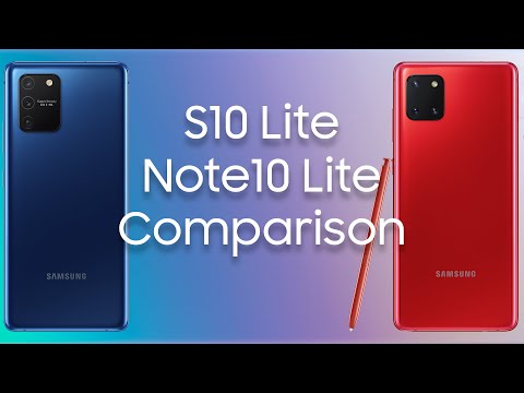 Samsung Galaxy S10 Lite and Note 10 Lite Hands-on And Comparison - CES 2020