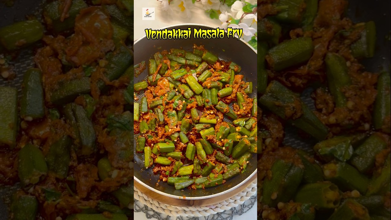 This vendakkai masala fry will make you forget non-veg 🤭