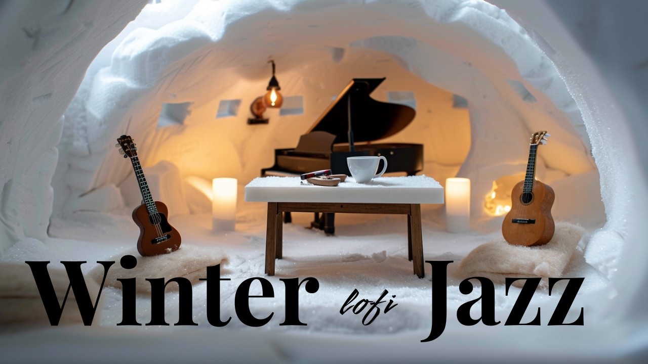 [Playlist] Minimalist Winter Jazz for Deep Focus ❄️ | Soft Piano in a Snowy Nest