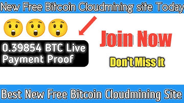 New Bitcoin Cloudmining Sits  | Best BTC Mining website TODAY | MININGONEBITCOIN LIVE Payment proof