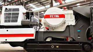 200-300 Tonnes Per Hour Vanguard TC116 Crawler Mobile Stone Crushing Machine,